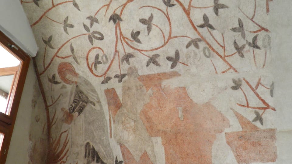 Town hall frescoes, photo: archive of Radio Prague International Town hall frescoes, photo: archive of Radio Prague International