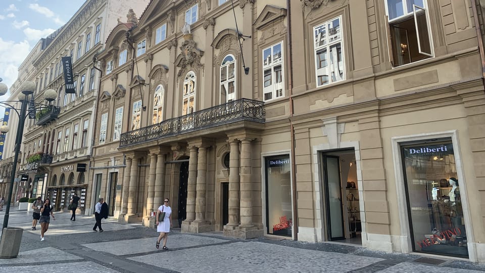 The Savarin Palace in Prague is a home to Mucha Museum | Photo: Ruth Fraňková, Radio Prague International The Savarin Palace in Prague is a home to Mucha Museum | Photo: Ruth Fraňková, Radio Prague International