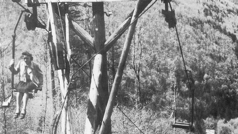 Cableway to Pustevny in 1940 | Photo: Archive of Jan Šrubař/ Podhorská jednota Radhošť Cableway to Pustevny in 1940 | Photo: Archive of Jan Šrubař/ Podhorská jednota Radhošť