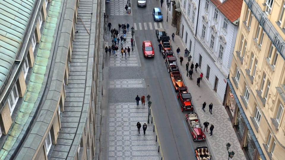Celetná street from the Powder Tower | Photo: Jolana Nováková, Czech Radio Celetná street from the Powder Tower | Photo: Jolana Nováková, Czech Radio