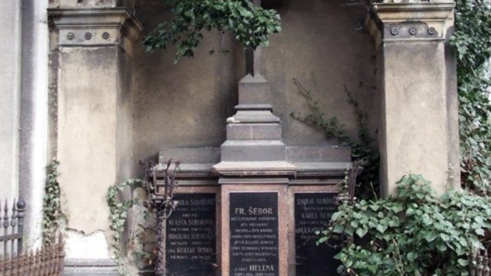 Grave of František Šebor  (29. 9. 1838 – 21. 7. 1904) | Photo: Mezi hroby / Between the Graves