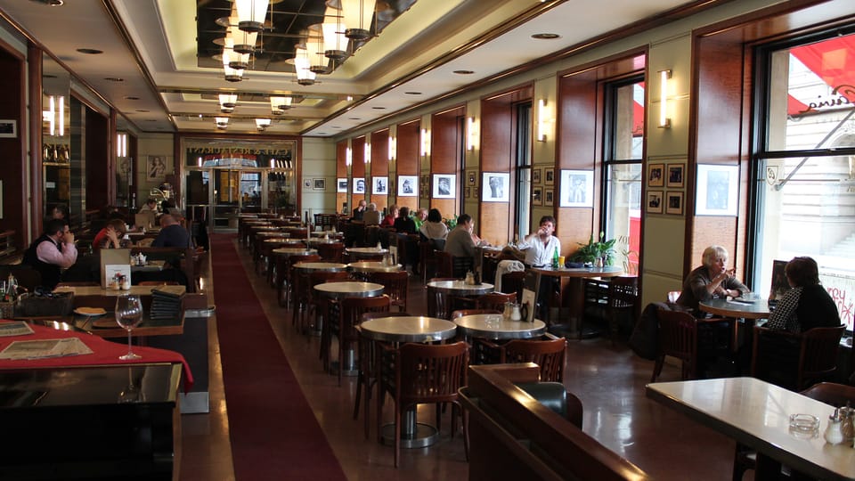 Café Slavia, photo: Ondřej Tomšů Café Slavia, photo: Ondřej Tomšů