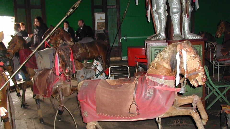 The historic carousel in Prague’s Letná park | Photo: Martina Schneibergová, Radio Prague International The historic carousel in Prague’s Letná park | Photo: Martina Schneibergová, Radio Prague International