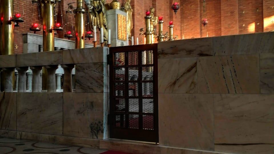 Church of the Most Sacred Heart of Our Lord at Jiřího z Poděbrad Square in Prague, photo: Štěpánka Budková Church of the Most Sacred Heart of Our Lord at Jiřího z Poděbrad Square in Prague, photo: Štěpánka Budková