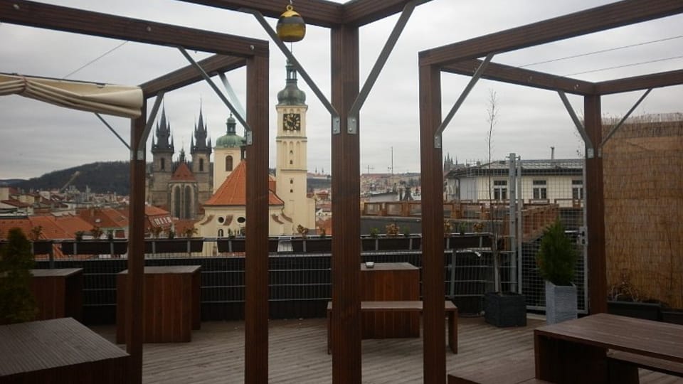 View from the rooftop of Kotva | Photo: Zdeňka Kuchyňová, Radio Prague International View from the rooftop of Kotva | Photo: Zdeňka Kuchyňová, Radio Prague International