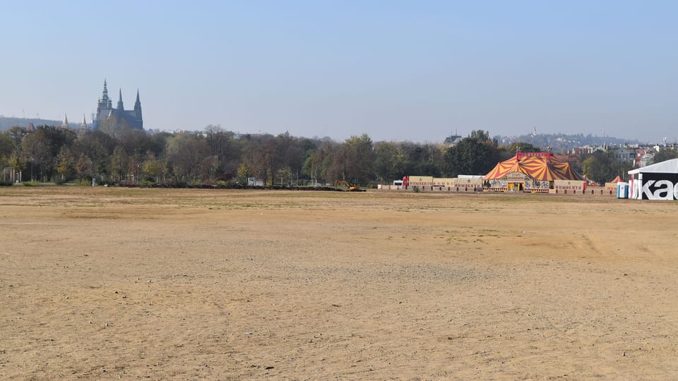Letná plain today, photo: Ondřej Tomšů Letná plain today, photo: Ondřej Tomšů
