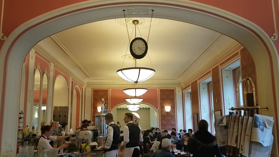 Café Louvre, photo: Ondřej Tomšů Café Louvre, photo: Ondřej Tomšů