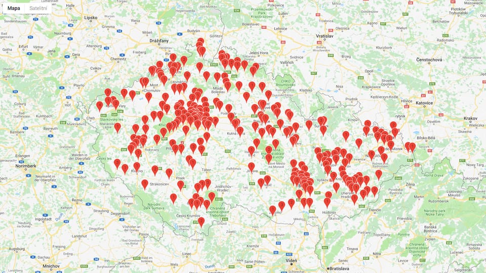Map of donors Map of donors