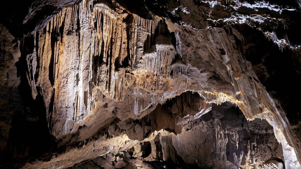 Balcarka cave, photo: archive of Moravian Karst Administration Balcarka cave, photo: archive of Moravian Karst Administration
