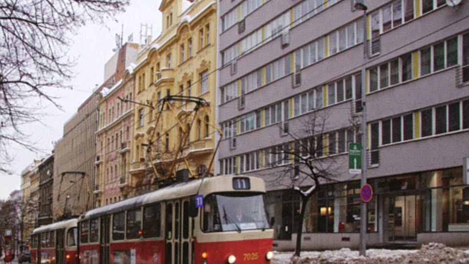 Vinohradská Street today Vinohradská Street today