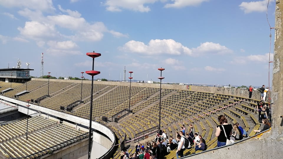 Strahov stadium | Photo: Štěpánka Budková, Radio Prague International Strahov stadium | Photo: Štěpánka Budková, Radio Prague International
