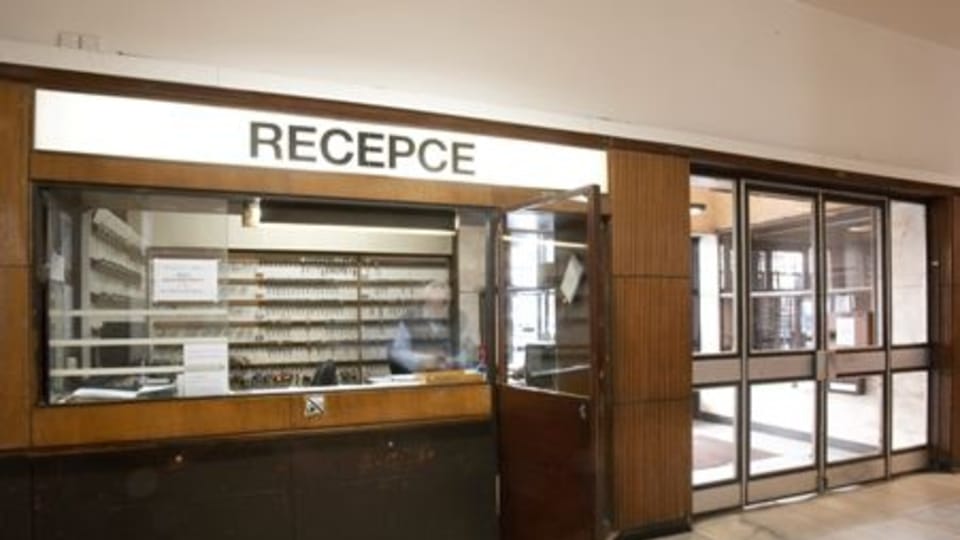 Changes to the main lobby, photo: archive of Czech Radio Changes to the main lobby, photo: archive of Czech Radio