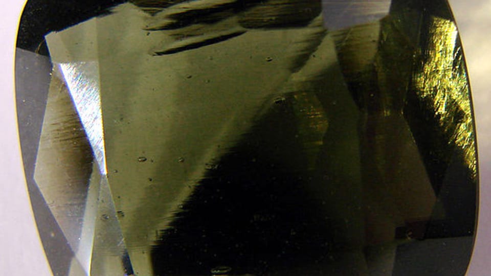 Moldavite jewel Moldavite jewel