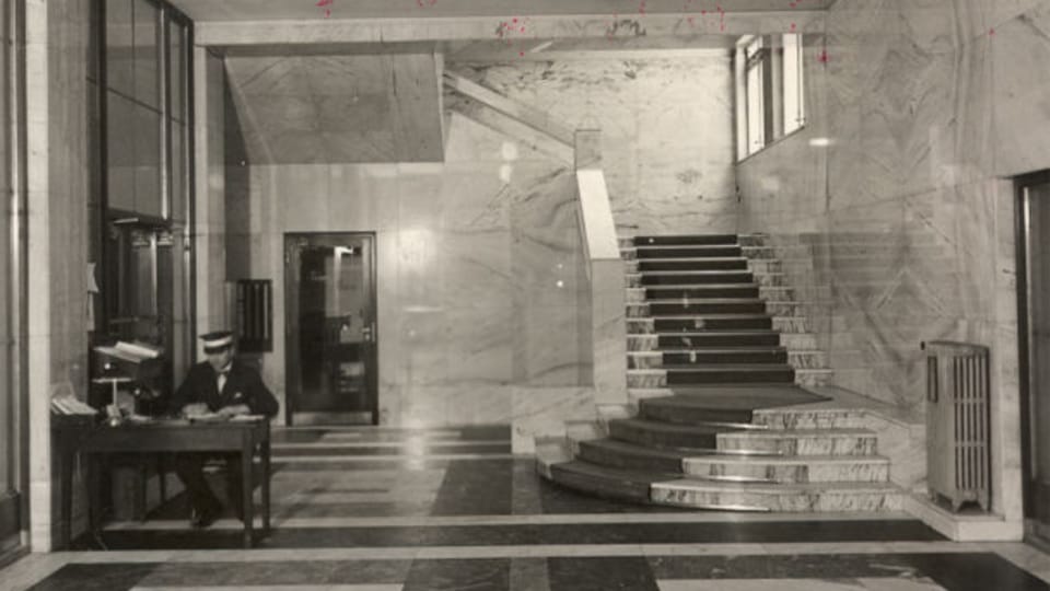 Changes to the main lobby, photo: archive of Czech Radio Changes to the main lobby, photo: archive of Czech Radio