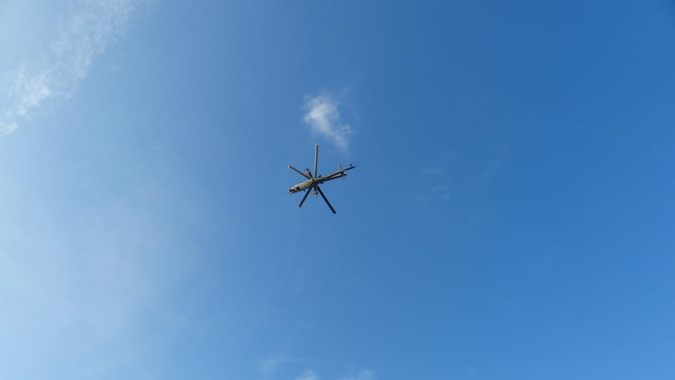 Helicopter,  photo: Klára Stejskalová