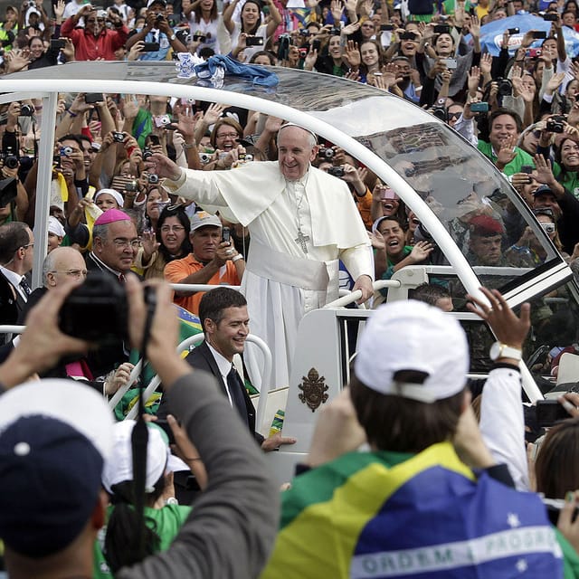 Pope Francis in Brazil | Photo: Felipe Barra, Ministry of Defence of Brazil, CC BY 2.0