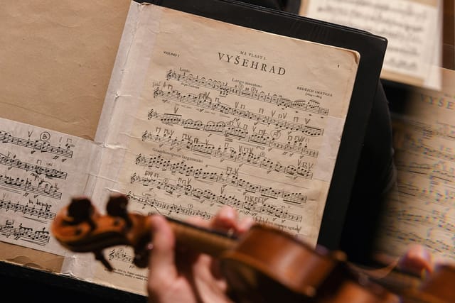 Violin part of Smetana's symphonic poem Vyšehrad | Photo: Ivan Malý,  Prague Spring Festival