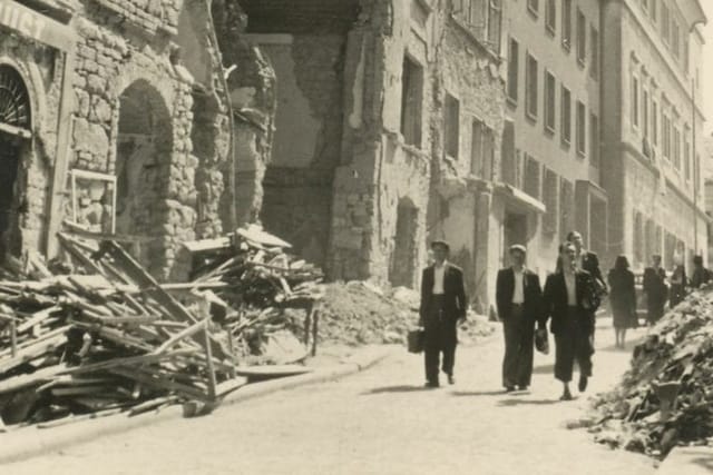 Consequences of the Soviet bombing of Mladá Boleslav on 9 May 1945 | Photo: Museum of Mladá Boleslav