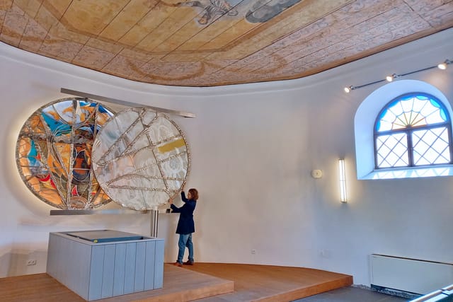 Baroque cemetery chapel in Odry | Photo: Petra Štrymplová,  Czech Radio