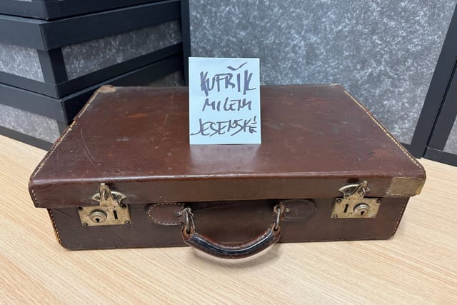 Milena Jesenská's suitcase | Photo: Petr Kotyk,  Památník národního písemnictví