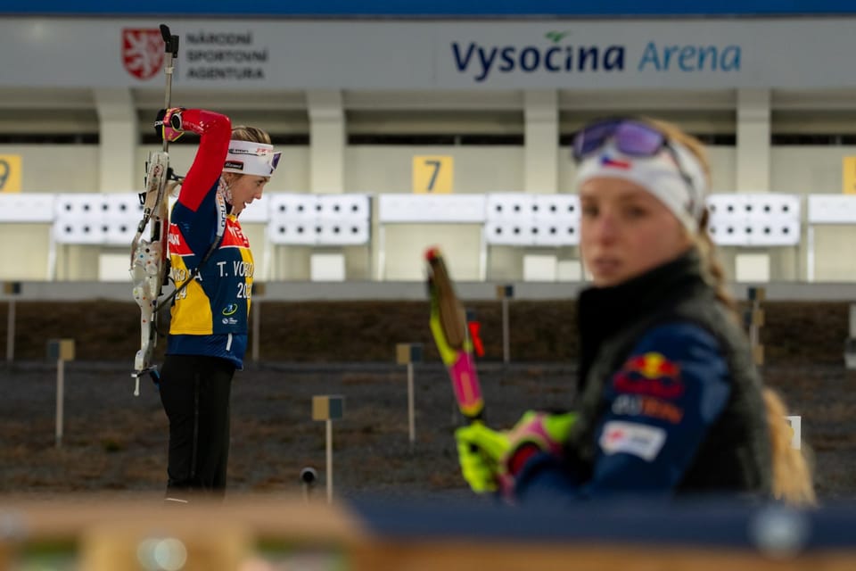 Markéta Davidová (right) and Tereza Voborníková (left) | Photo: Zuzana Jarolímková, iROZHLAS.cz Markéta Davidová (right) and Tereza Voborníková (left) | Photo: Zuzana Jarolímková, iROZHLAS.cz