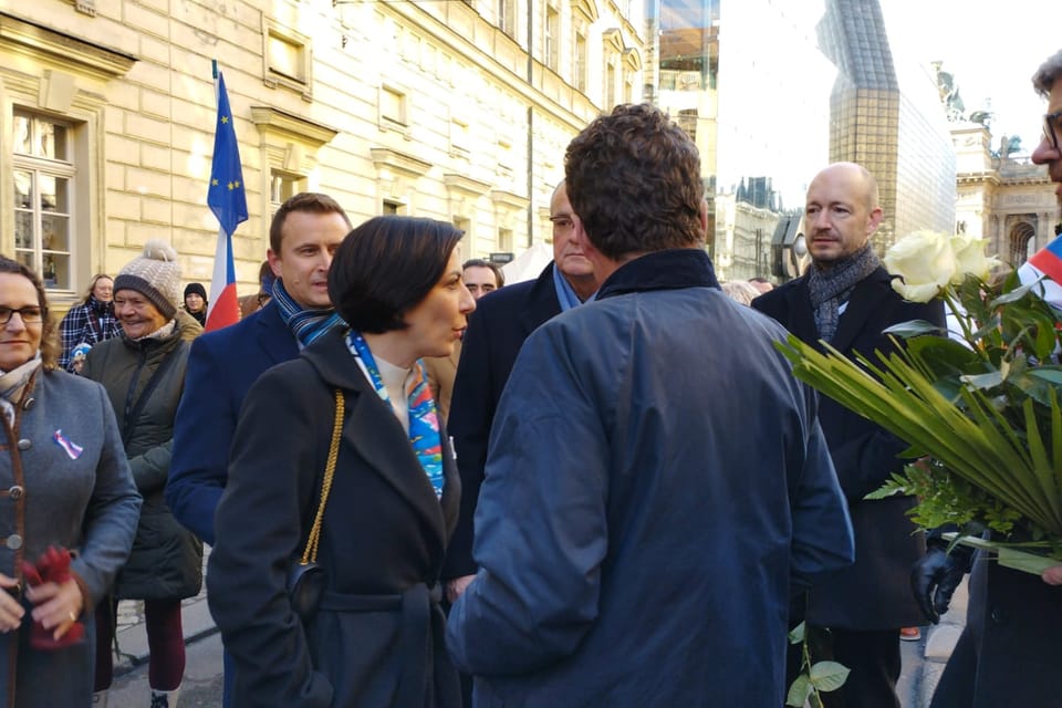 November 17, 2023 in the streets of Prague | Photo: Igor Budykin, Radio Prague International November 17, 2023 in the streets of Prague | Photo: Igor Budykin, Radio Prague International