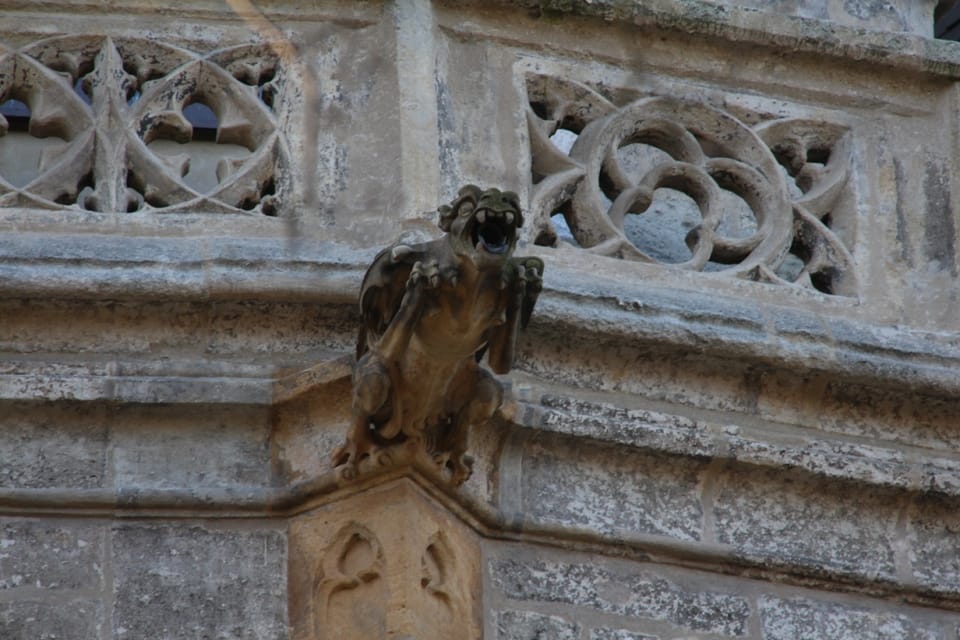 Gargoyle on the temple of St. Barbora in Kutná Hora | Photo: Kateřina Ayzpurvit, Radio Prague International Gargoyle on the temple of St. Barbora in Kutná Hora | Photo: Kateřina Ayzpurvit, Radio Prague International
