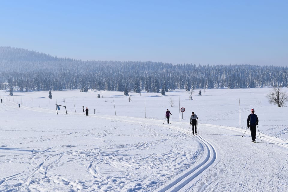 Cross-country skiing trails in the Ore Mountains | Photo: Ondřej Tomšů, Radio Prague International Cross-country skiing trails in the Ore Mountains | Photo: Ondřej Tomšů, Radio Prague International