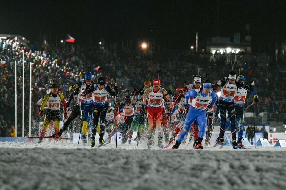 Start of the mixed relay at the World Championships in Nové Město na Moravě | Photo: Zuzana Jarolímková, iROZHLAS.cz Start of the mixed relay at the World Championships in Nové Město na Moravě | Photo: Zuzana Jarolímková, iROZHLAS.cz