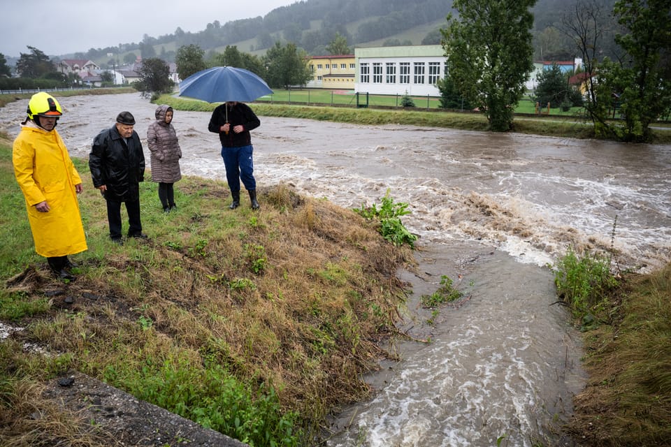 Evacuation in Česká Ves | Photo: René Volfík,  iROZHLAS.cz