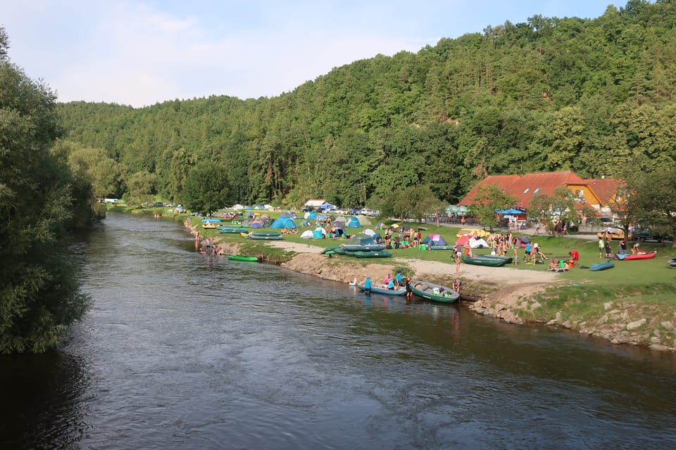 Boating camp in Zlatá Koruna | Photo: Štěpánka Budková, Radio Prague International Boating camp in Zlatá Koruna | Photo: Štěpánka Budková, Radio Prague International