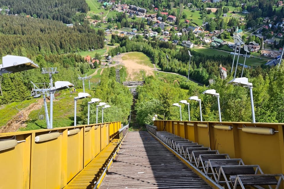 Harrachov ski jumps | Photo: Michal Jemelka, Czech Radio Harrachov ski jumps | Photo: Michal Jemelka, Czech Radio