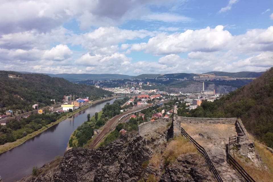 Ústí nad Labem from the Střekov Castle | Photo: Jan Kubelka,  Radio Prague International