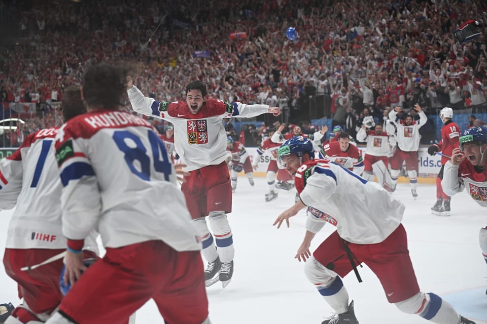 Czech hockey players won gold at the 2024 World Cup at home | Photo: Zuzana Jarolímková, Czech Radio Czech hockey players won gold at the 2024 World Cup at home | Photo: Zuzana Jarolímková, Czech Radio