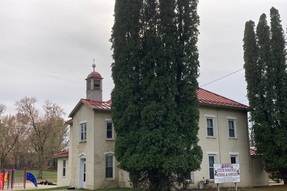 The Czech school, where the American quartet and quintet were played for the first time | Photo: Pavel Novák, Czech Radio The Czech school, where the American quartet and quintet were played for the first time | Photo: Pavel Novák, Czech Radio
