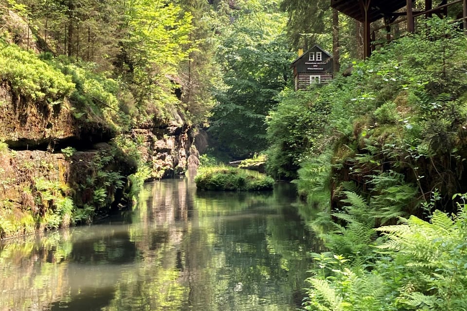 The Edmund's Gorge near Hřensko | Photo: Jan Kubelka,  Radio Prague International