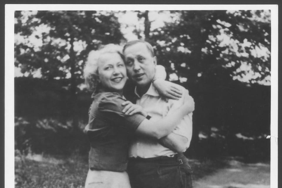 Karel Čapek and Olga Scheinpflugová | Photo: Karel Čapek Memorial Karel Čapek and Olga Scheinpflugová | Photo: Karel Čapek Memorial