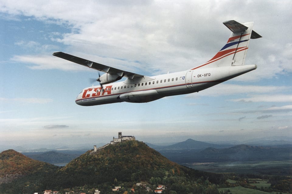 ATR72,  1992 | Photo: Czech Airlines