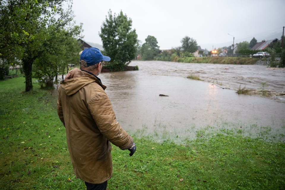 Evacuation in Česká Ves | Photo: René Volfík,  iROZHLAS.cz