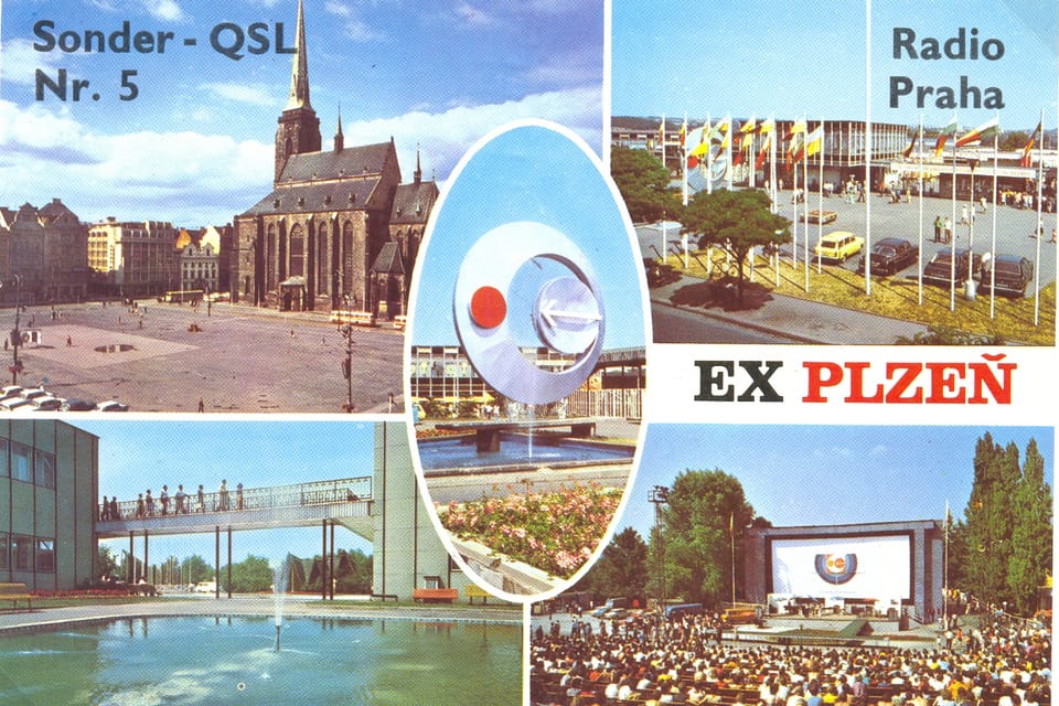 QSL card (1980) | Photo: Czech Radio QSL card (1980) | Photo: Czech Radio