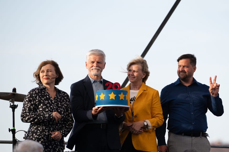 Věra Jourová, Petr Pavel, Eva Pavlová and David Gajdečka | Photo: René Volfík, iROZHLAS.cz Věra Jourová, Petr Pavel, Eva Pavlová and David Gajdečka | Photo: René Volfík, iROZHLAS.cz
