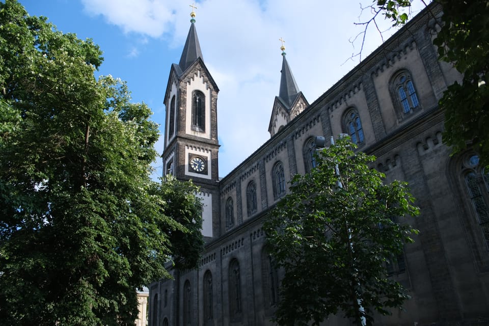 Church of Saints Cyril and Methodius in Karlín | Photo: Bohumil Šimčík, Radio Prague International Church of Saints Cyril and Methodius in Karlín | Photo: Bohumil Šimčík, Radio Prague International