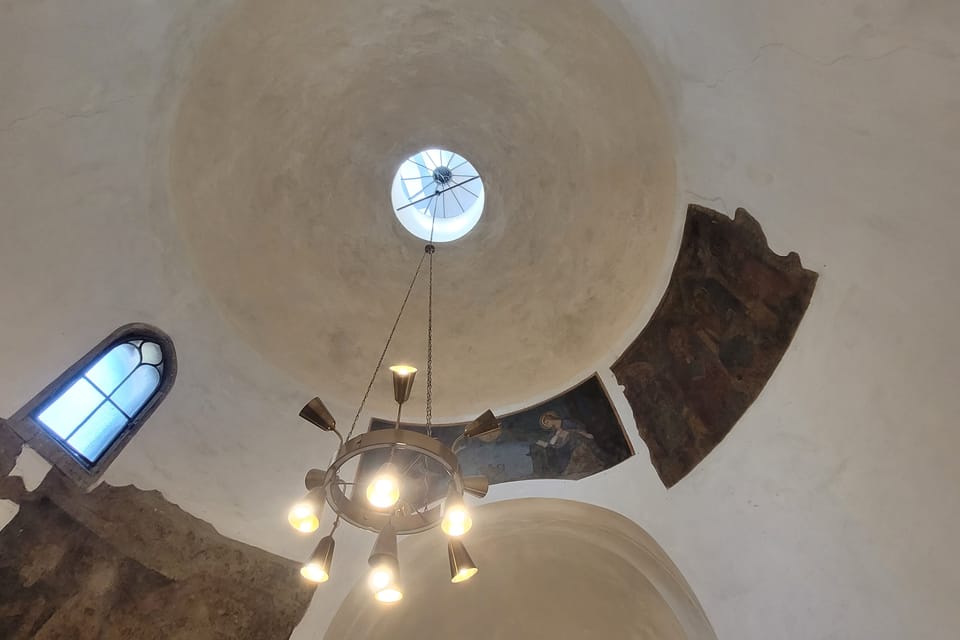 Rotunda of the Finding of the Holy Cross | Photo: Hana Slavická, Radio Prague International Rotunda of the Finding of the Holy Cross | Photo: Hana Slavická, Radio Prague International
