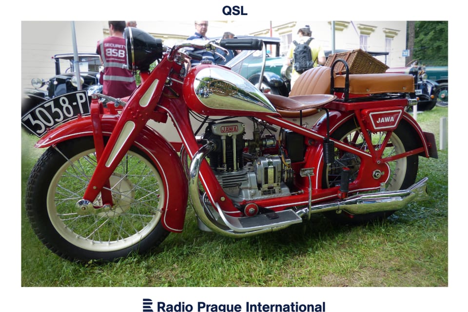 Jawa 350 SV motorcycle – a pre-war motorcycle of the successful Jawa brand,  manufactured since 1934,  photo: Czech Radio - Radio Prague International