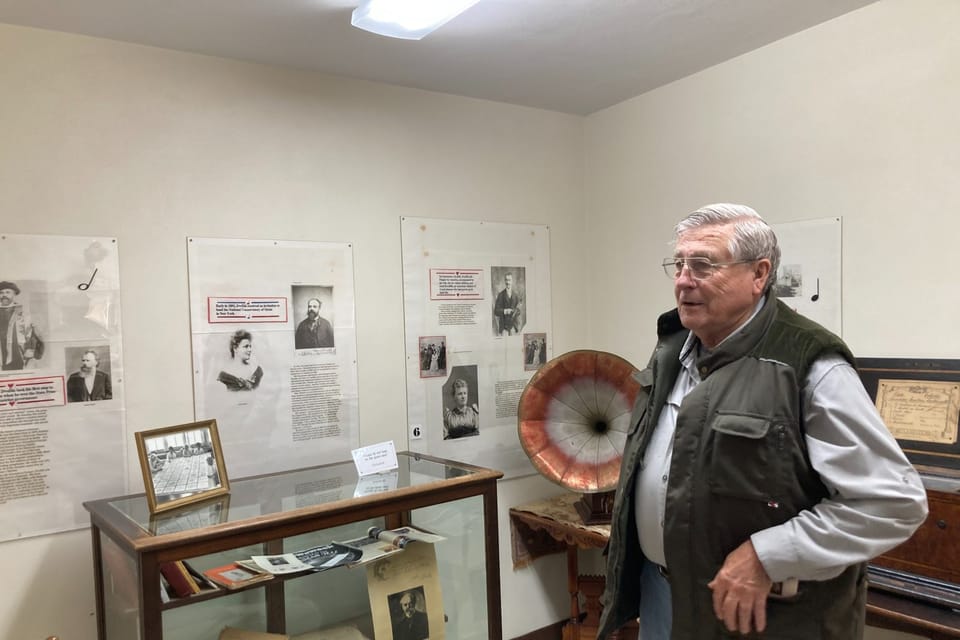Michael Klimesh - organizer of AD's 100th anniversary festival in Spillville in 1993 | Photo: Pavel Novák, Czech Radio Michael Klimesh - organizer of AD's 100th anniversary festival in Spillville in 1993 | Photo: Pavel Novák, Czech Radio