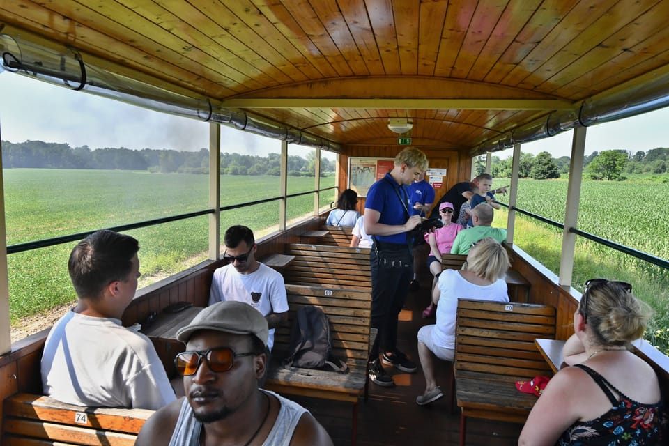 Even in the hottest weather, the steam train attracted dozens of passengers. It runs regularly throughout the summer | Photo: Břetislav Tureček, Radio Prague International Even in the hottest weather, the steam train attracted dozens of passengers. It runs regularly throughout the summer | Photo: Břetislav Tureček, Radio Prague International