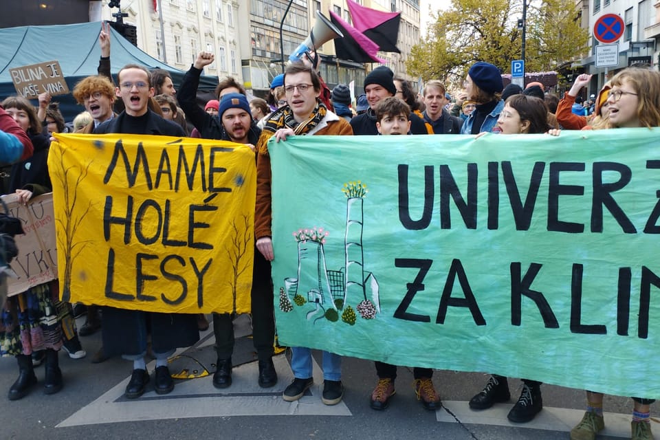 November 17, 2023 in the streets of Prague | Photo: Igor Budykin, Radio Prague International November 17, 2023 in the streets of Prague | Photo: Igor Budykin, Radio Prague International