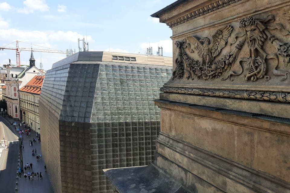 View from the terrace of the National Theatre, Národní třída | Photo: Lenka Žižková, Radio Prague International View from the terrace of the National Theatre, Národní třída | Photo: Lenka Žižková, Radio Prague International