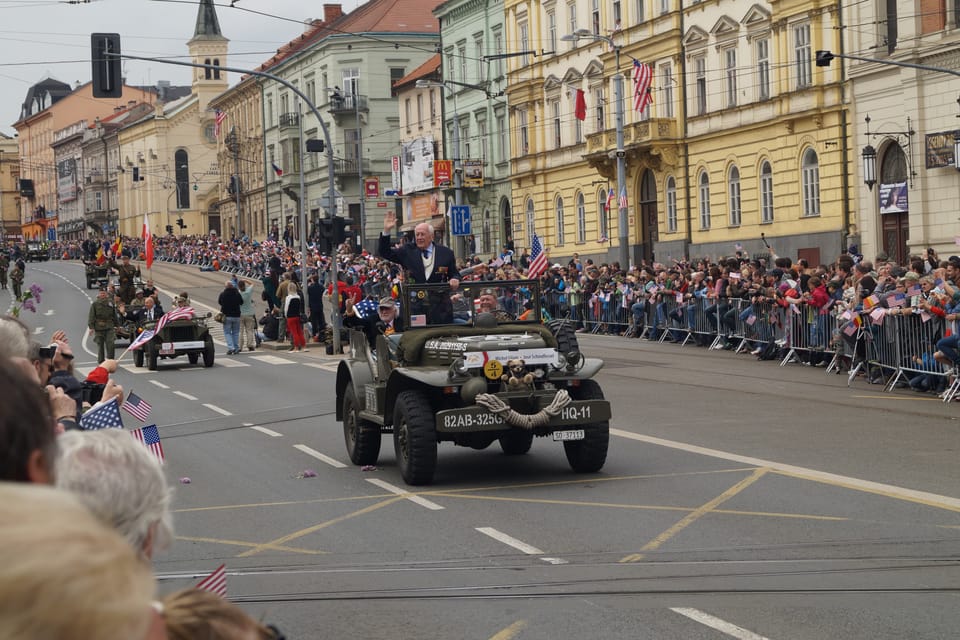 Konvoi der Freiheit in Pilsen  | Photo: Miloš Turek,  Radio Prague International