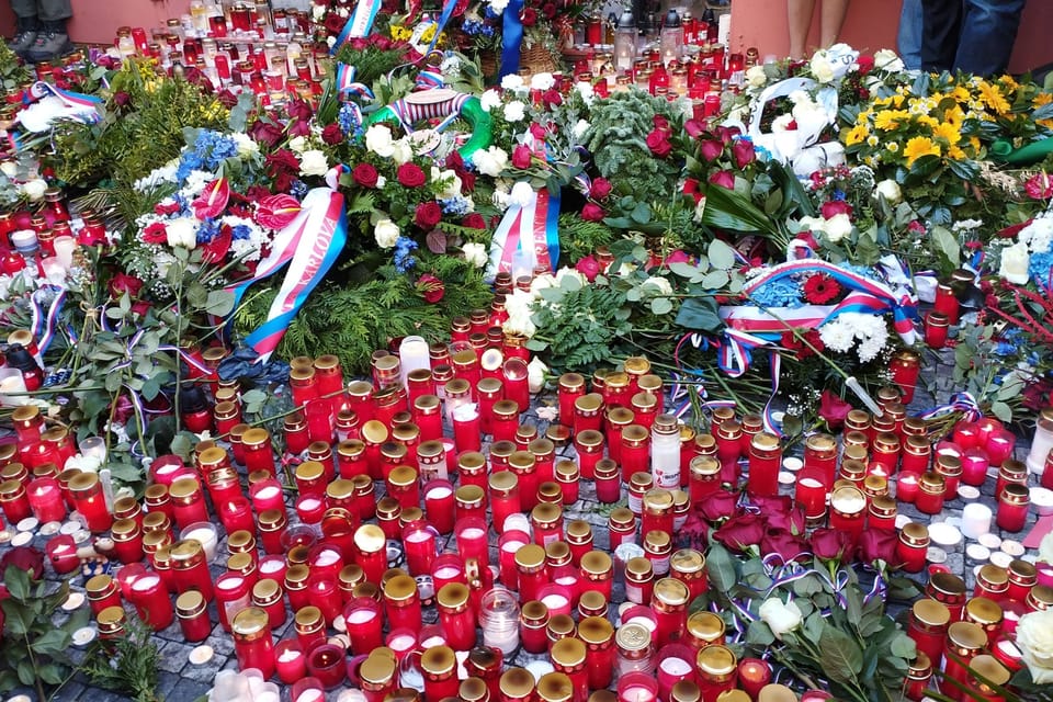 November 17, 2023 in the streets of Prague | Photo: Igor Budykin, Radio Prague International November 17, 2023 in the streets of Prague | Photo: Igor Budykin, Radio Prague International